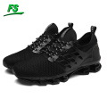 New style trendy brand fly knit running shoes flying woven breathable walking fitness sport shoes